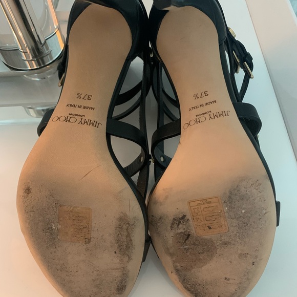 Jimmy Choo Motoko studded black sandals - Picture 5 of 6